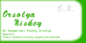 orsolya miskey business card